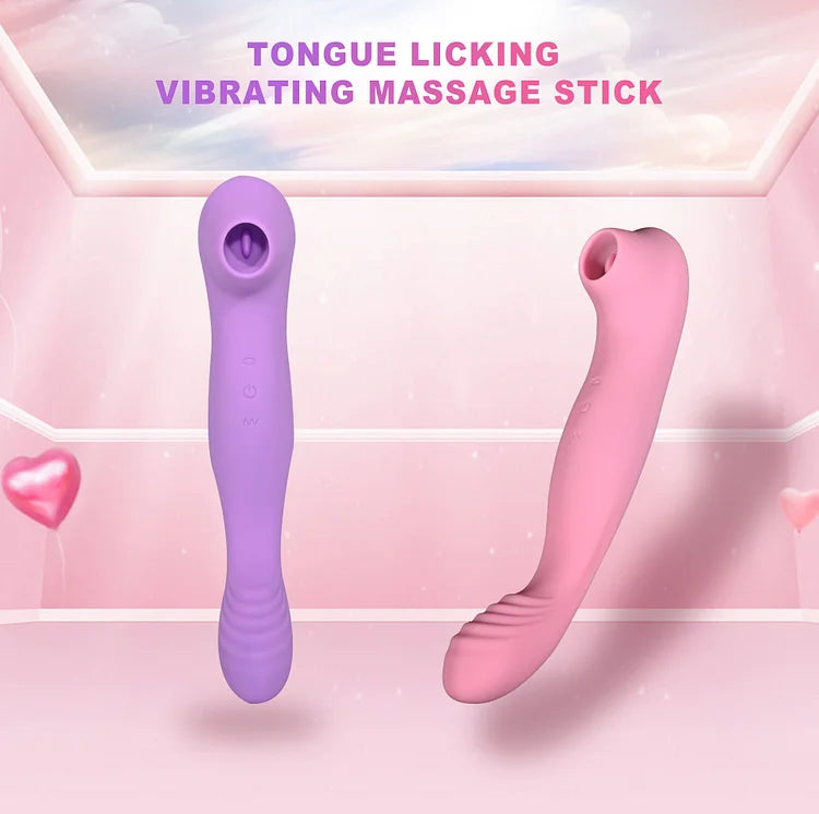 Bending Sucking Stick, Vibrating And Sucking Dual-purpose Vibrating Stick, Female Clitoral Stimulation, Orgasmic Masturbation Device