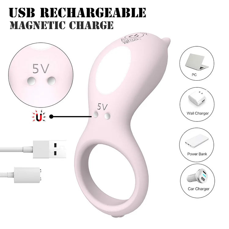 Wireless Remote Control Sperm Lock Vibration Ring For Men And Women Charging Delay Penis Ferrule Adult Sex Products