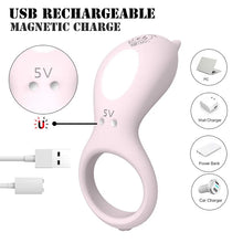 Load image into Gallery viewer, Wireless Remote Control Sperm Lock Vibration Ring For Men And Women Charging Delay Penis Ferrule Adult Sex Products