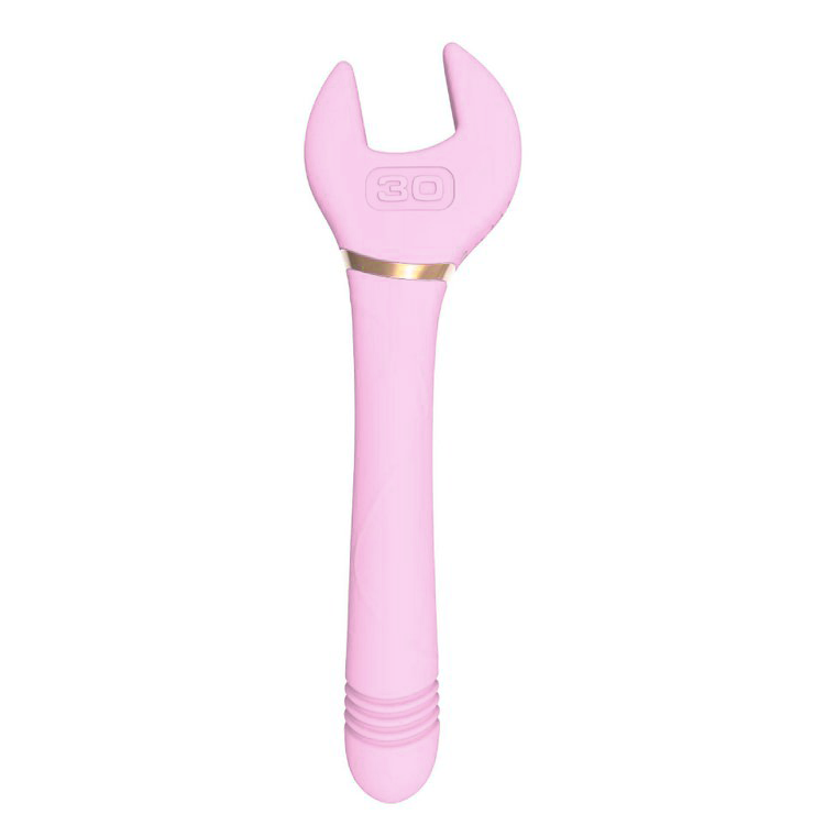 Love Spanna - Telescopic Gun Machine Av Vibration Massage Wrench Vibrator