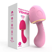 Load image into Gallery viewer, Mushroom Mute Sucking Vibrator Warm Massager Toy Female Masturbator