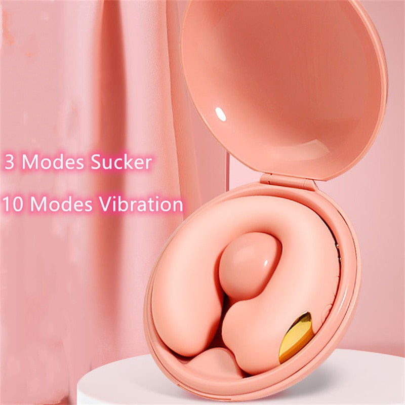 Sucking Jump Egg Bomb Female Masturbation Device Wearing Vibration Rods