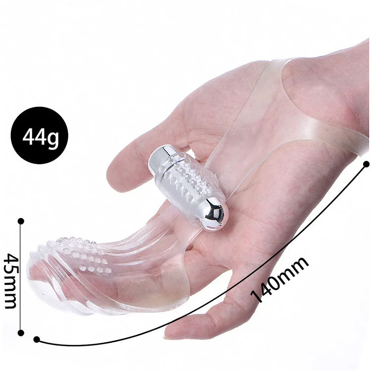 Finger Vibrating Sleeve Sex Toy For Adults