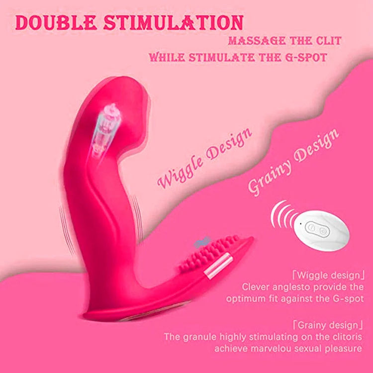 Wireless Remote Vibrator Wearable Vibrating Clitoris Stimulator