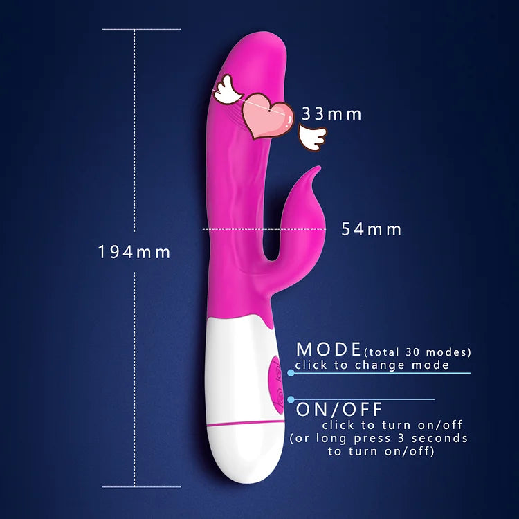 Women's 30 Frequency Double Vibrator Av Massage Stick Fashion Simulation Vibrator Silicone Massage Stick Wholesale