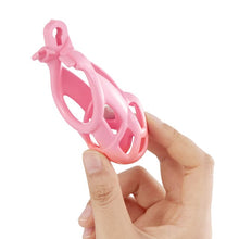 Load image into Gallery viewer, Pink Cobra - 3D Design Chastity Belt Disposable Lock with Four Rings