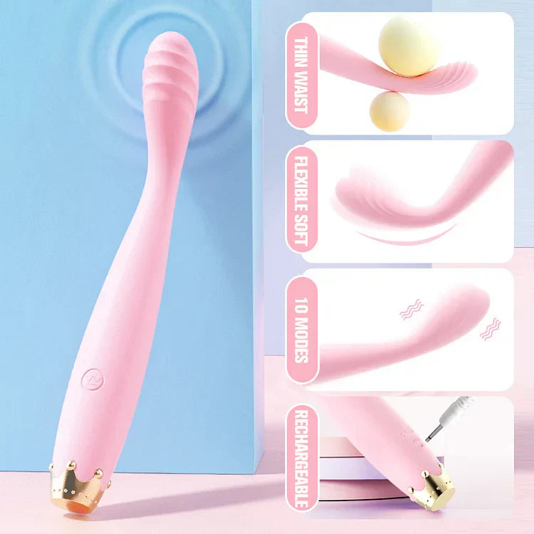 Silicone Thin Vibe Bullet Vibrator For Women