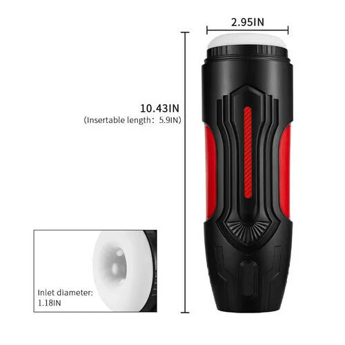 Blow Up Deep 4 Suction 7 Vibration Male Masturbation Cup