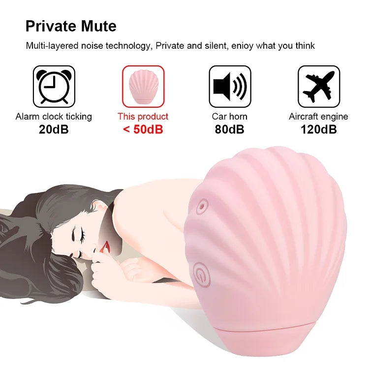 Mini Shell Usb Charging Clitoris Sucker Vibrators For Women