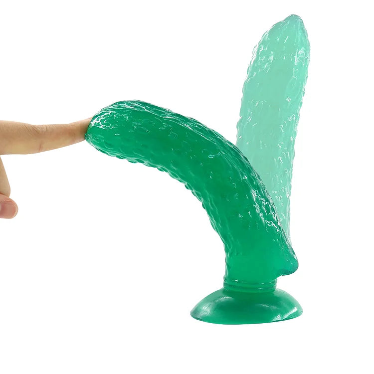 Jelly Penis Realistic Cucumber Banana Corn Dildo Sex Toys With Suction Cup