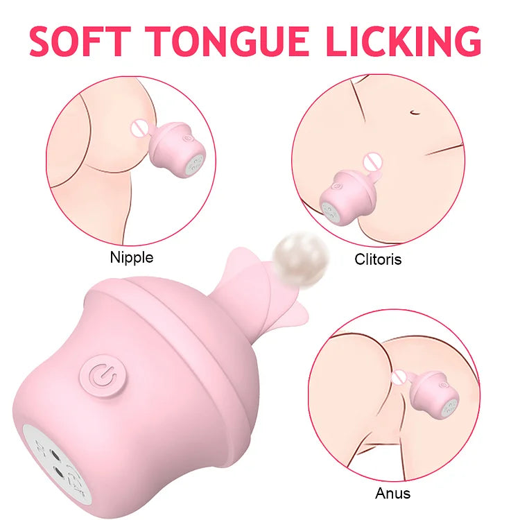 Tongue Licking Vibrator G Spot Clitoral Stimulator For Women