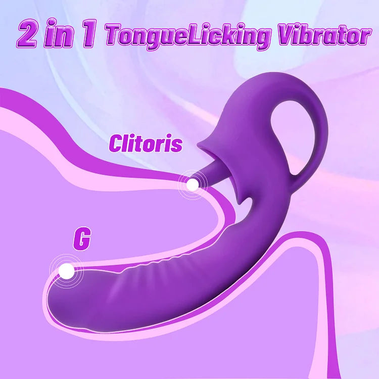 8 Frequency Tongue Licking Vibration FemaleMassage Masturbator