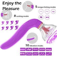 Load image into Gallery viewer, Female Clitoral Sucking Tongue Vibrator