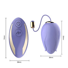 Load image into Gallery viewer, Remote Control Rose Vibrator Egg Massager