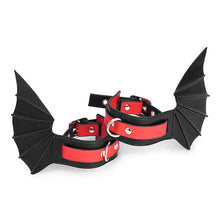 Load image into Gallery viewer, Bat Wing Leather Bdsm Bondage Handcuffs Sex Toy