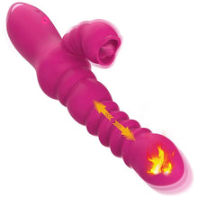 Load image into Gallery viewer, Thrusting Rabbit Vibrator for Tongue Licking Rotating Dildo with 7 Vibration and 3 Telescopic Modes, Bunny Personal Sex Toys for Women Couples