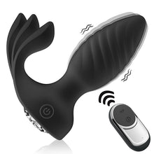 Load image into Gallery viewer, 2 in 1 Diamond Anal Plug Wearable Vestibular Remote Control Anal Vibrator