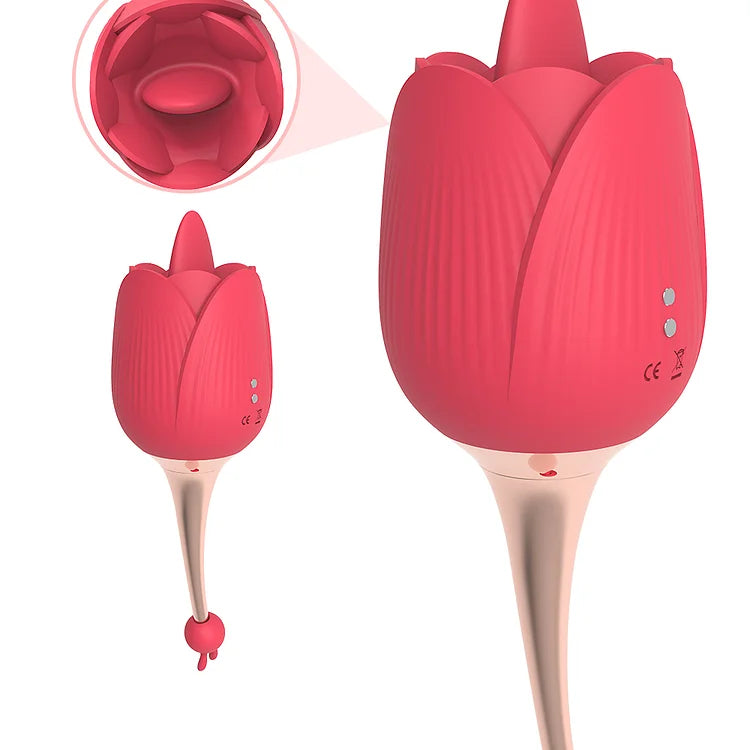 Rose Toy Clit Vibrator And Licker