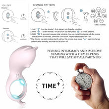 Load image into Gallery viewer, Wireless Remote Control Sperm Lock Vibration Ring For Men And Women Charging Delay Penis Ferrule Adult Sex Products