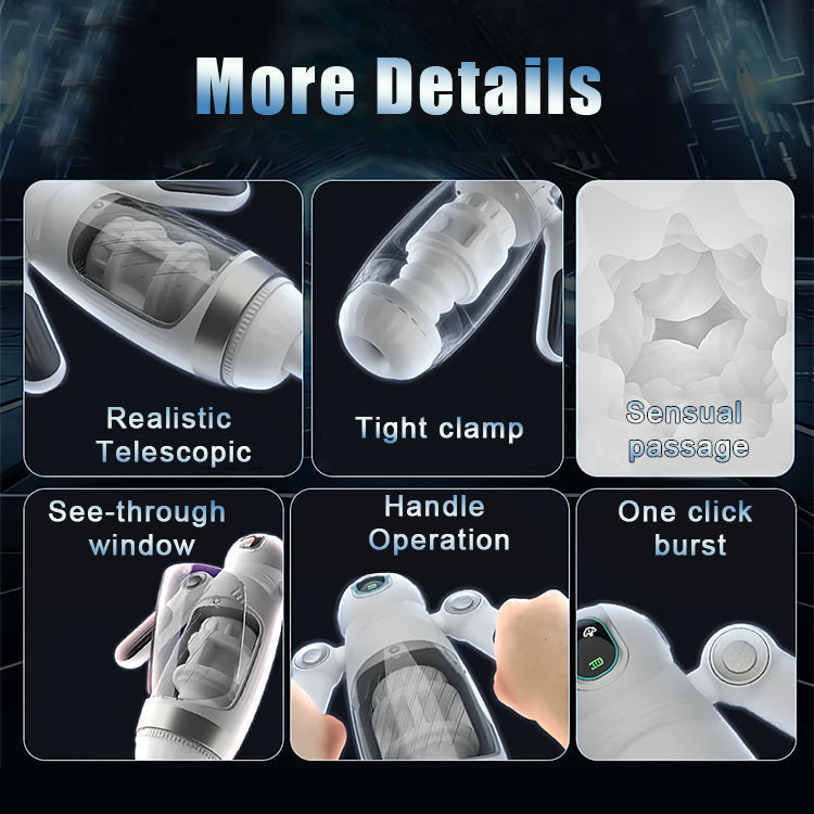 Bella Bot Robot Telescopic Vibration Male Penis Stroker