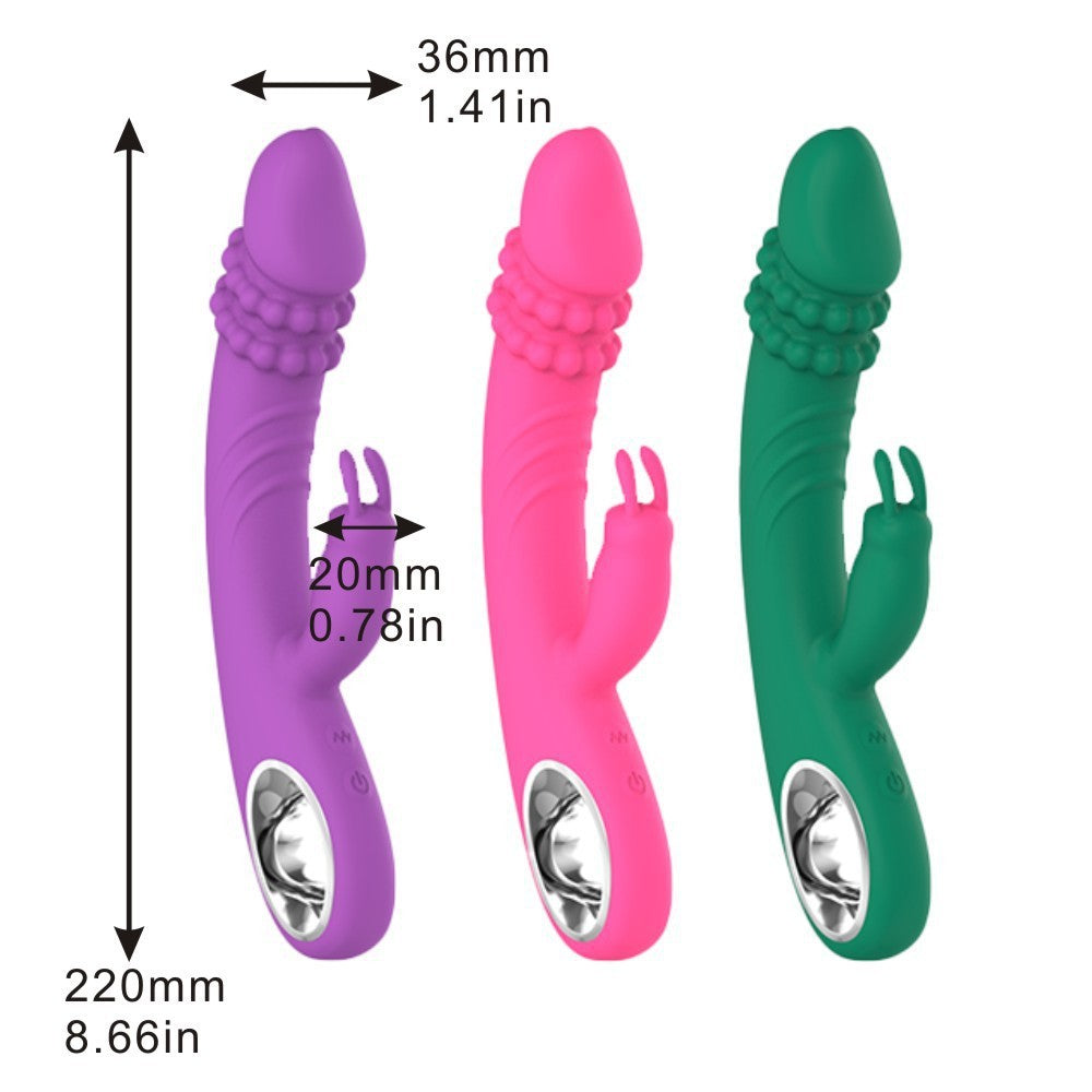 Heating Pearl Rabbit Vibrator