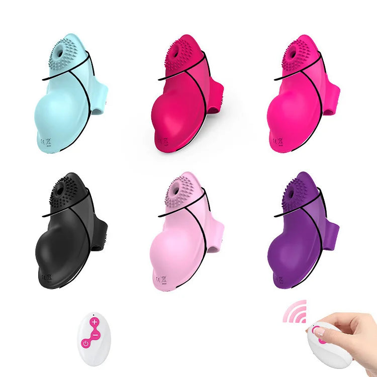 Velcro 3-in-1 Wireless Remote Control Invisible Panty Suction Vibrator