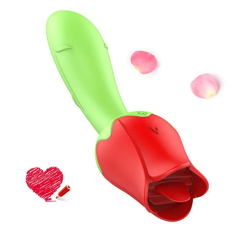 Fairy Dream Rose Tongue Licking Vibrator