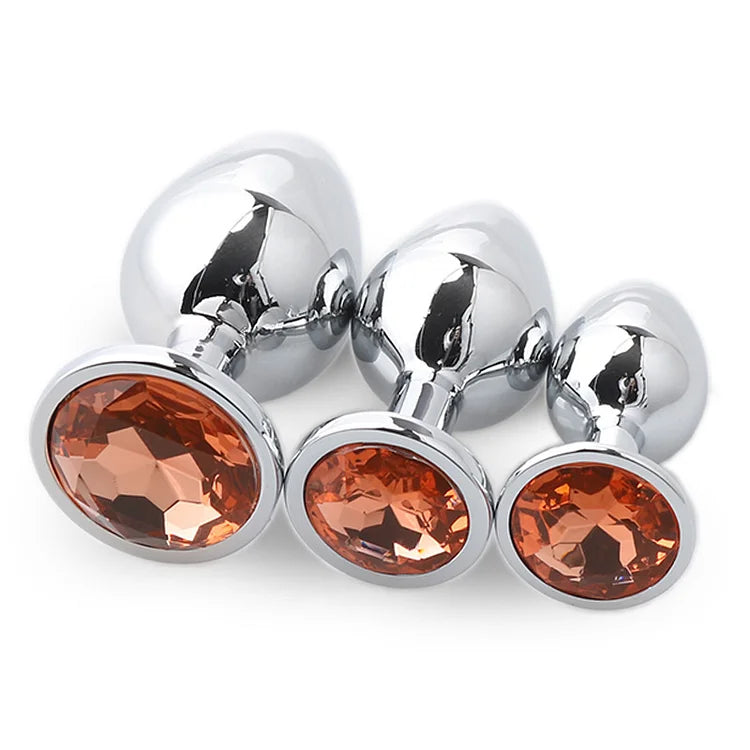 Adult Sex Toy Gem Anal Plug Set