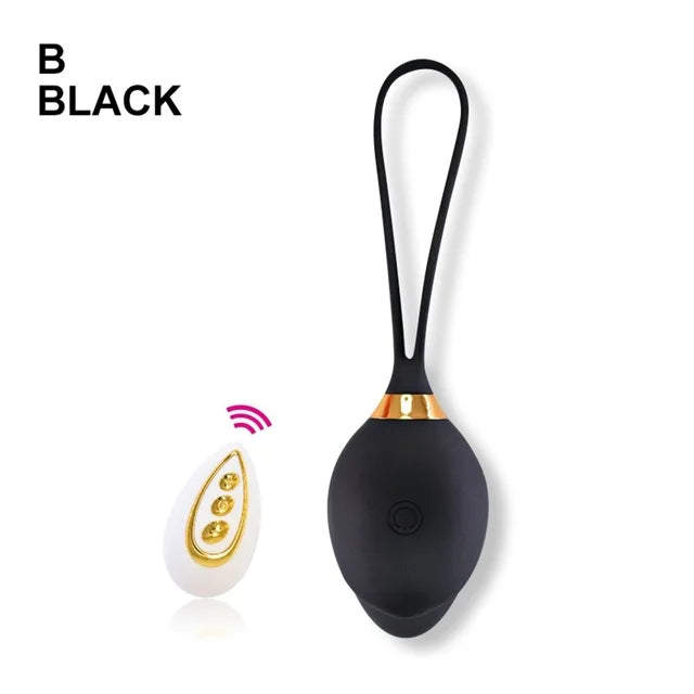 Pearlsvieb Rose Vibrators For Women Wireless Remote Control Kegel Balls Vaginal Tight Exercise Vibrating Eggs