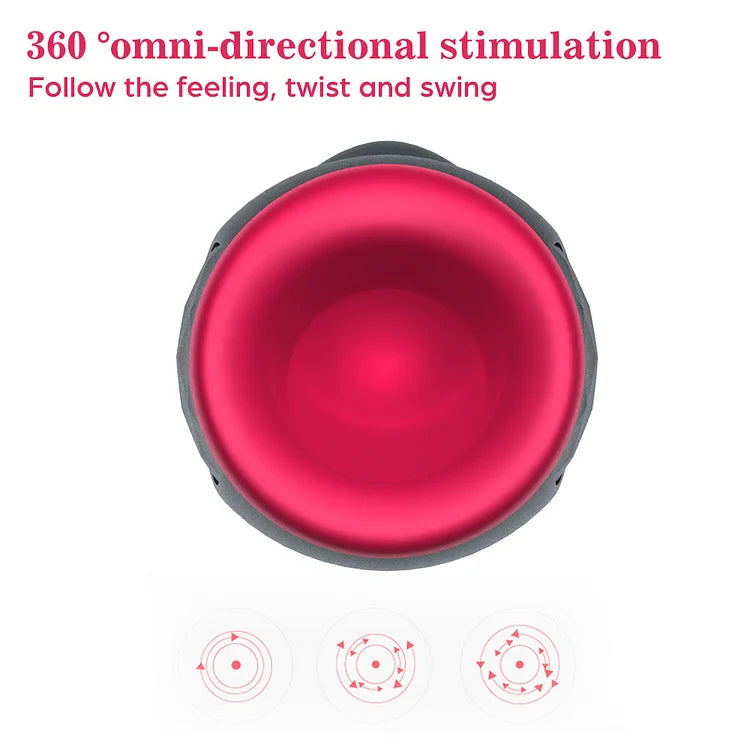 Heated Oral Sex Aircraft Cup Penis Exerciser Allows Men's Masturbation