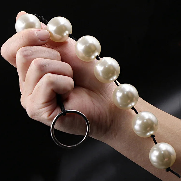 6 Sizes Pearl Pull Bead Anal Plug