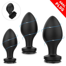 Load image into Gallery viewer, Silicone Rose Butt Plug Set For Men And Women