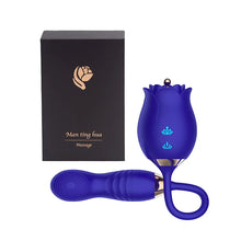 Load image into Gallery viewer, Rose Telescopic Clitoris Stimulator Vibrators Sex Toys For Women 8.0