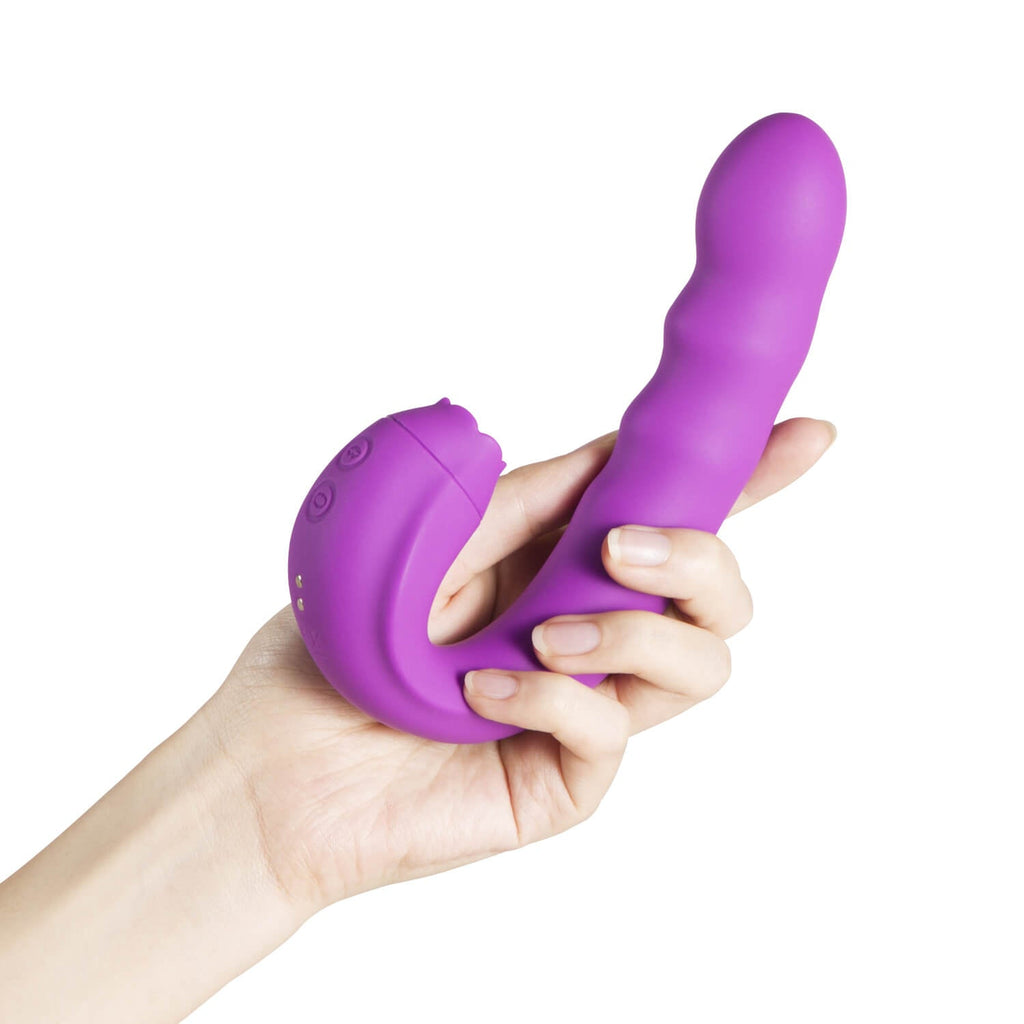 LILIAN G Spot Vibrator with Rotating Head & Vibrating Tongue