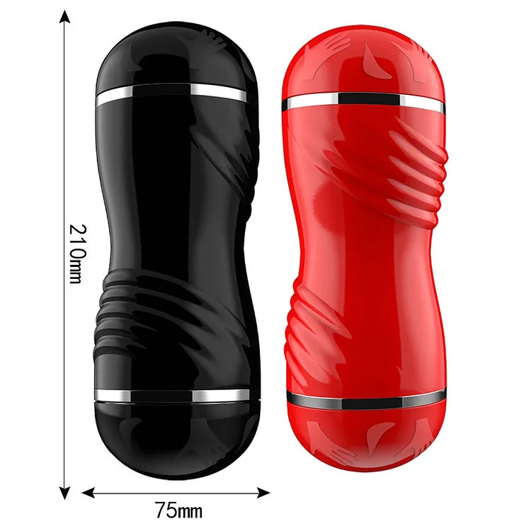 Long Love Double Head Aircraft Cup Inverted Mold Men's Masturbation Massager