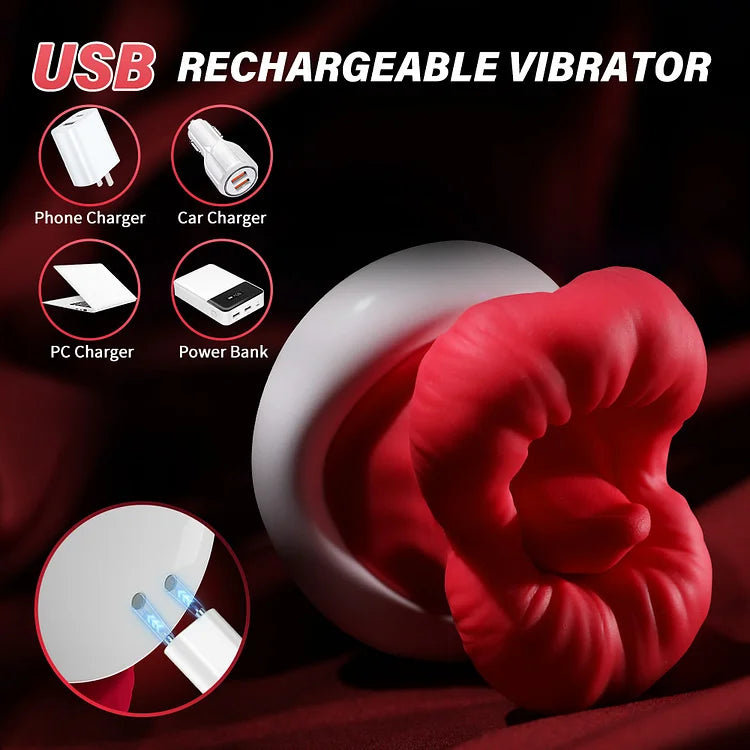 Upgraded Big Mouth Tongue Licking Vibrator