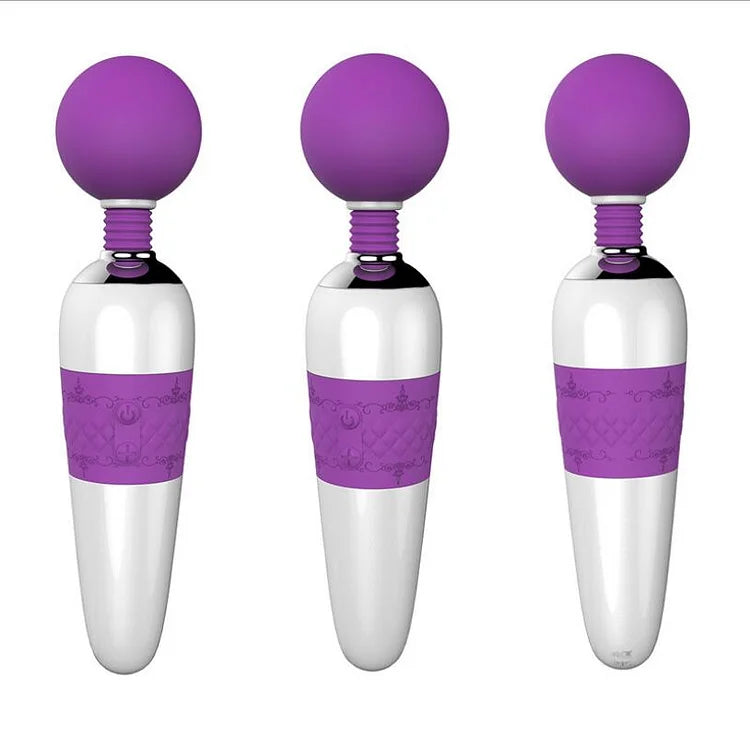 Large Round Head Swand Female Vibration Massager Fun Charging Av Stick Adult Supplies Wholesale