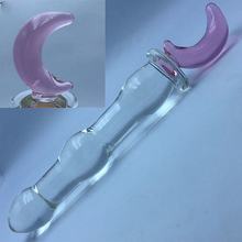 Load image into Gallery viewer, Sex Toy Appliance Stick Adult Female Sex Toy Glass Loving Cat Crescent Five-star Penis Anal Plug