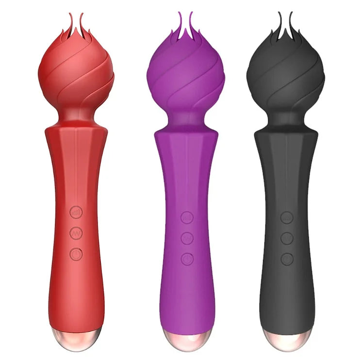 Rose Head G-spot Flexible Vibrator