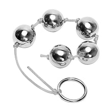 Load image into Gallery viewer, 5 Anal Beads Metal Anal Balls Stainless Steel Butt Plug Anal Dilatador For Women Erotic