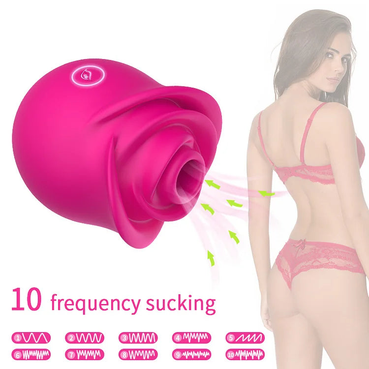 New Rose Sucking Vibrator Female Sexy Toy