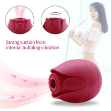 Load image into Gallery viewer, Rose Lotus Fun Products Sucking Vibrating Egg Skipping