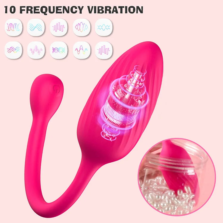 Remote Control Egg Built-in Keel Panties Vibrator Panties Vibrating Wearable Balls G Spot Clitoris Massager