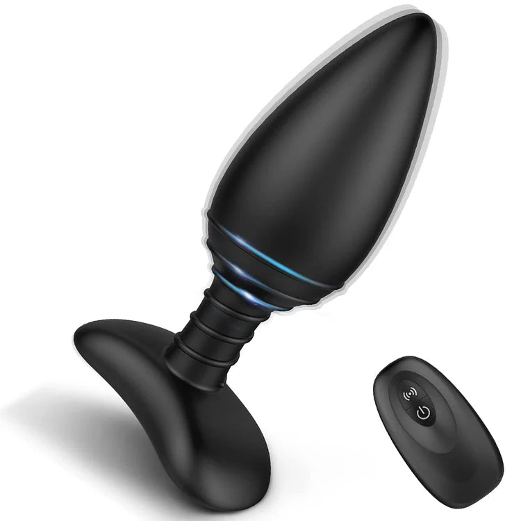 Anal Plug with Bullet Vibrator