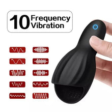 Load image into Gallery viewer, 10 Speed Male Masturbator Penis Massage Vibrator for Men