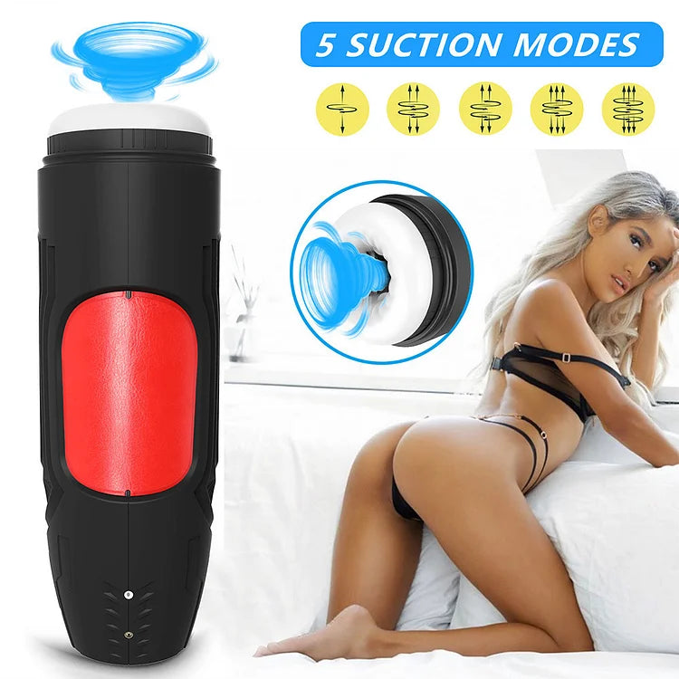 Blow Up Deep 4 Suction 7 Vibration Male Masturbation Cup