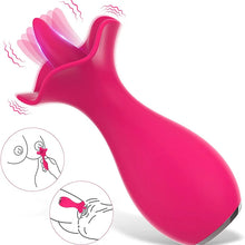 Load image into Gallery viewer, Rose Licking Vibrator Toy