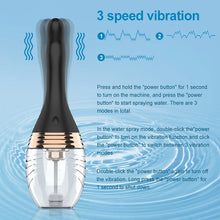 Load image into Gallery viewer, Electric Water Jet Vibration Enema Anal Cleaner Adult Sex Product