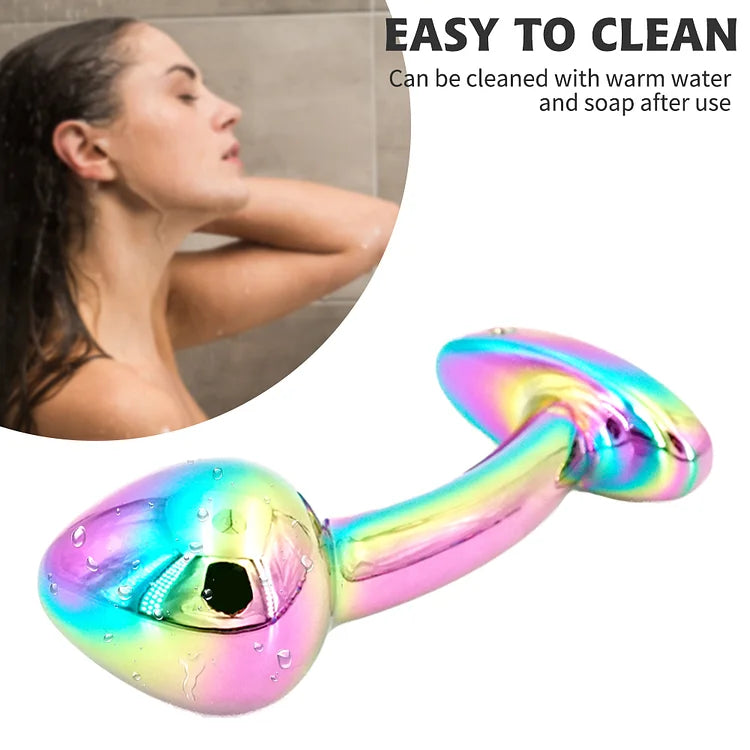 Colorful Anal Plug Metal Butt Plug Stainless Steel Anal Plug