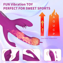 Load image into Gallery viewer, Trident 4-in-1 Heating Telescopic Swinging Tongue-licking Vibrator